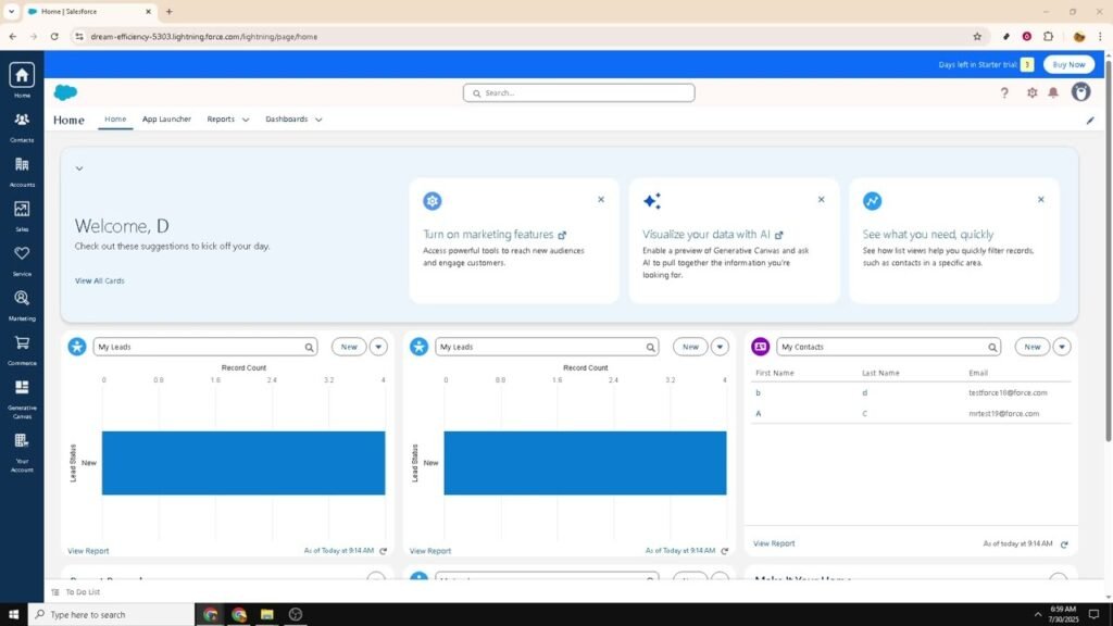 Salesforce: best account management software
